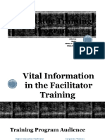 Facilitator Training Program