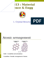 MS&E Crystal Structure Fundamentals