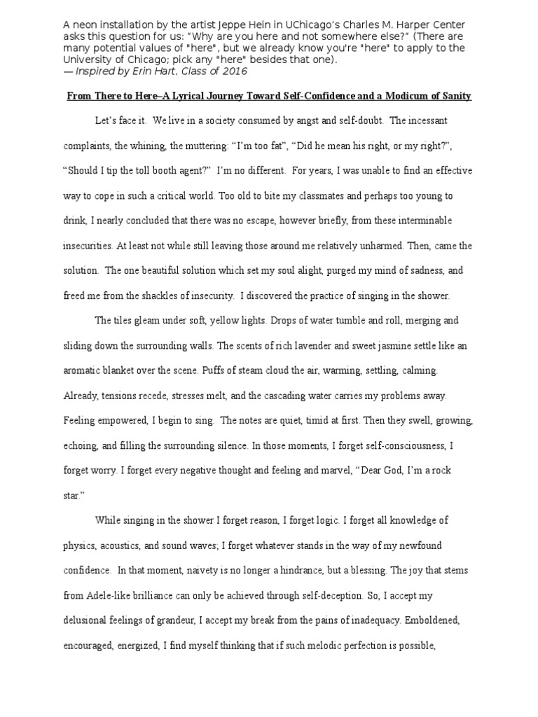 uchicago transfer essays