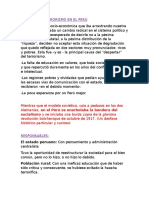 Causas y Consecuencias Del Terrorismo en El Perú