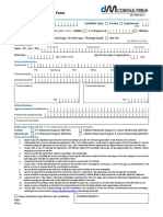 Candidate Registration Form e