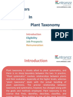 Carrers in Plant Taxonomy