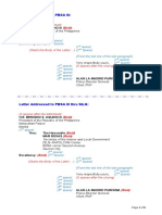 Annex A - Letter Format