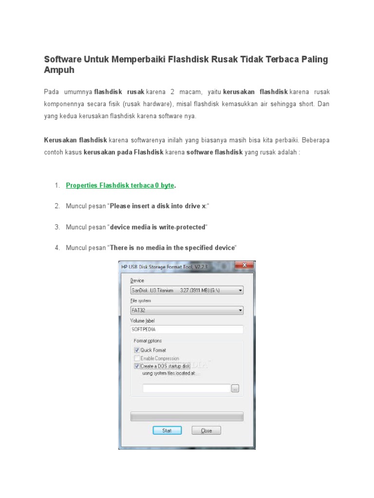 Hp Usb Disk Format Tool Device Media Is Write Protected