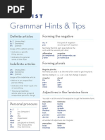 French Verb Tenses Guide | PDF | Perfect (Grammar) | Language Mechanics