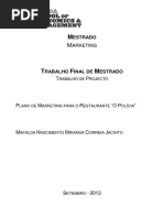 Plano Marketing Restaurante o Policia