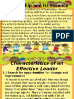 Characteristic of An Effective Leader