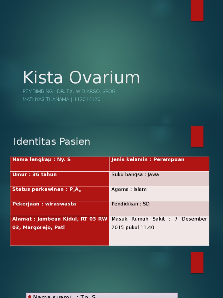 Bab 1 Ovarium Kista