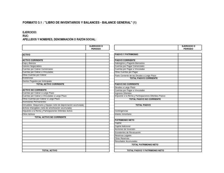 Estado de Situacion Financiera | PDF | Finanzas y dinero | Derecho