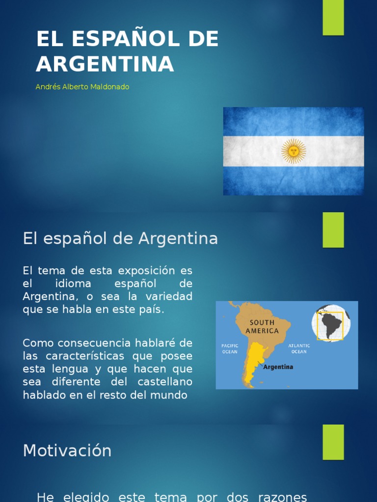 El Español de Argentina Lengua española Idiomas