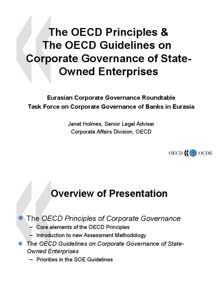 Oecd Principles Of Corporate Governance 2004 – ETKTD