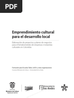 Emprendimiento Cultural para El Desarrollo Local