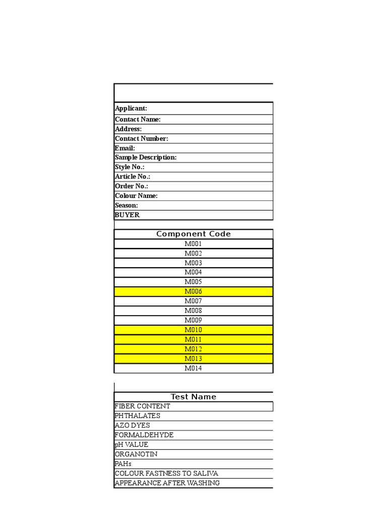 Shell Corporation Testing Quotation | PDF | Textiles | Clothing