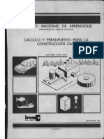 Calculo y Presupuesto Obra Civil