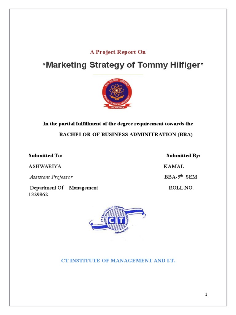 tommy hilfiger organizational structure