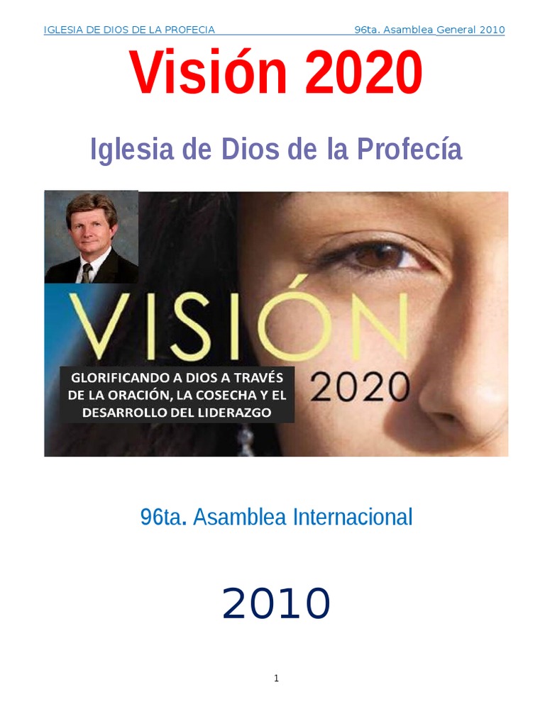 Visión 2020 de la Iglesia de Dios | PDF | Jesús | Iglesia Católica