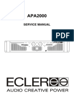 APA2000 Switching Power Amplifier Service Manual
