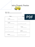 commutative property practice