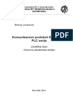 Diplomski Rad - Komunikacioni Protokoli Siemens S7 PLC Serije