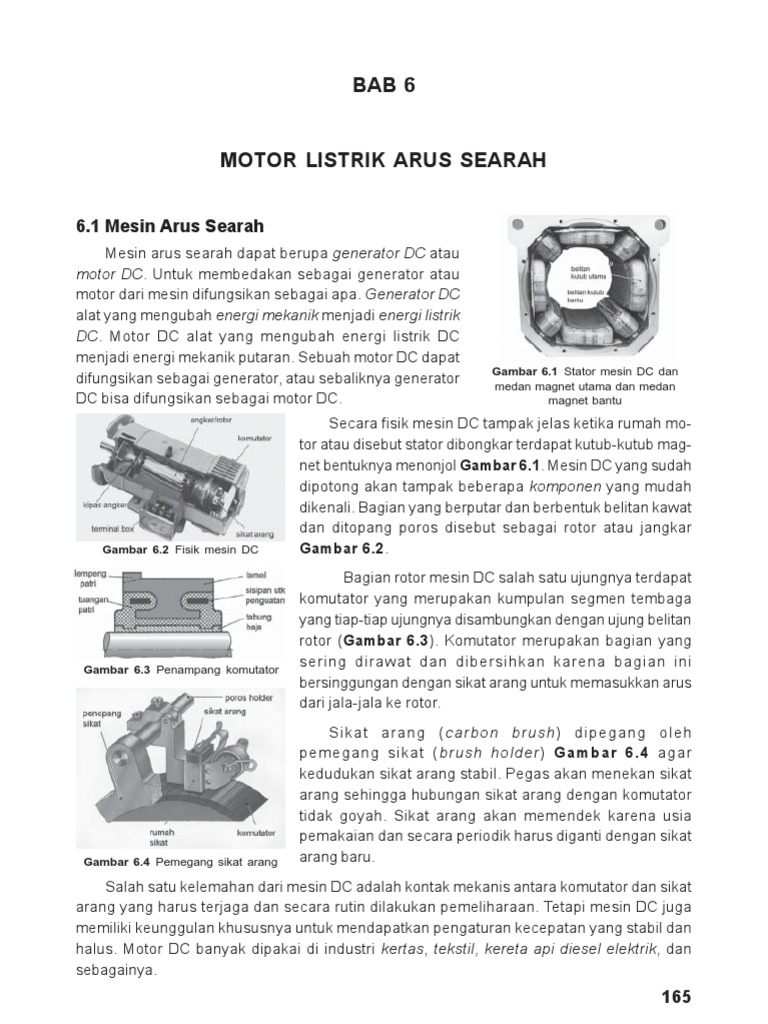 Bab 06 Motor Listrik DC | PDF | Sains & Matematika