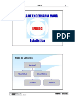 Aula 2 - Histograma Boxplot e Assimetria