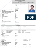 Application Form For Admission To Two Years B.Ed Course For The Year 2015-16