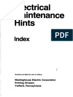 Electrical Maintenance Hints Index