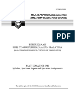 Sukatan Baharu STPM 950 Mathematics M 