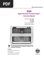 Digital Generator Protection Relay (Instruction Manual)