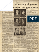 30. Cayetano Betancur y el General Julio Londoño ganaron concurso de ensayo (1955)