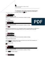 CREW: U.S. Department of Homeland Security: U.S. Customs and Border Protection: Regarding Border Fence: Re - Commissioner's Schedule (Redacted) 6