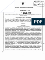 Decreto de Inclusion Feb 9 2009