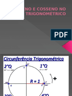 Seno e Cosseno No Ciclo Trigonométrico