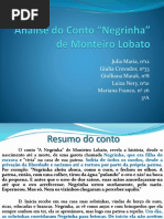 A Linguagem Em Negrinha de M.lobato