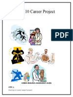 Planning 10 Career Project: Career Research Assignment Guide Step 1