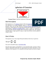 Laplacian of Gaussian