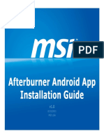 Afterburner Android APP Install Guide