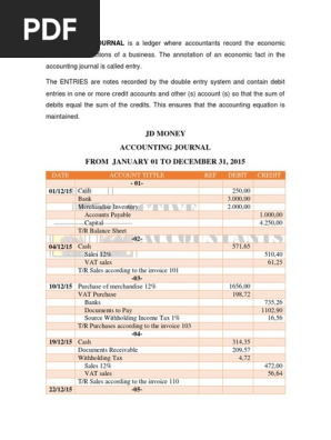 Accounting Journal
