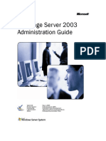 Microsoft Exchange Server 2003 Administration Guide Third Edition