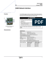 Instruction Bulletin ACE9492 2-Wire RS485 Network Interface: Installation Sheet