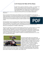 De Qué Manera Ver El Torneo de Moto GP en Línea