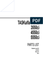 Kyocera TASKalfa 3050ci 3550ci 4550ci 5550ci Parts List