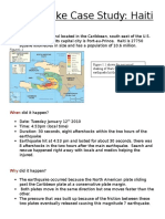 Haiti Earthquake Case Study