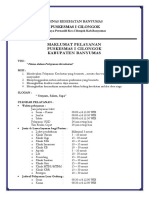 Maklumat Pelayanan Puskesmas Cilongok I PDF