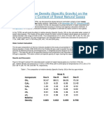 Effect of Relative Density