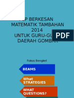 PDP Berkesan Untuk Matematik Tambahan 2014