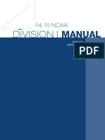 NCAA Manual 2014 2015