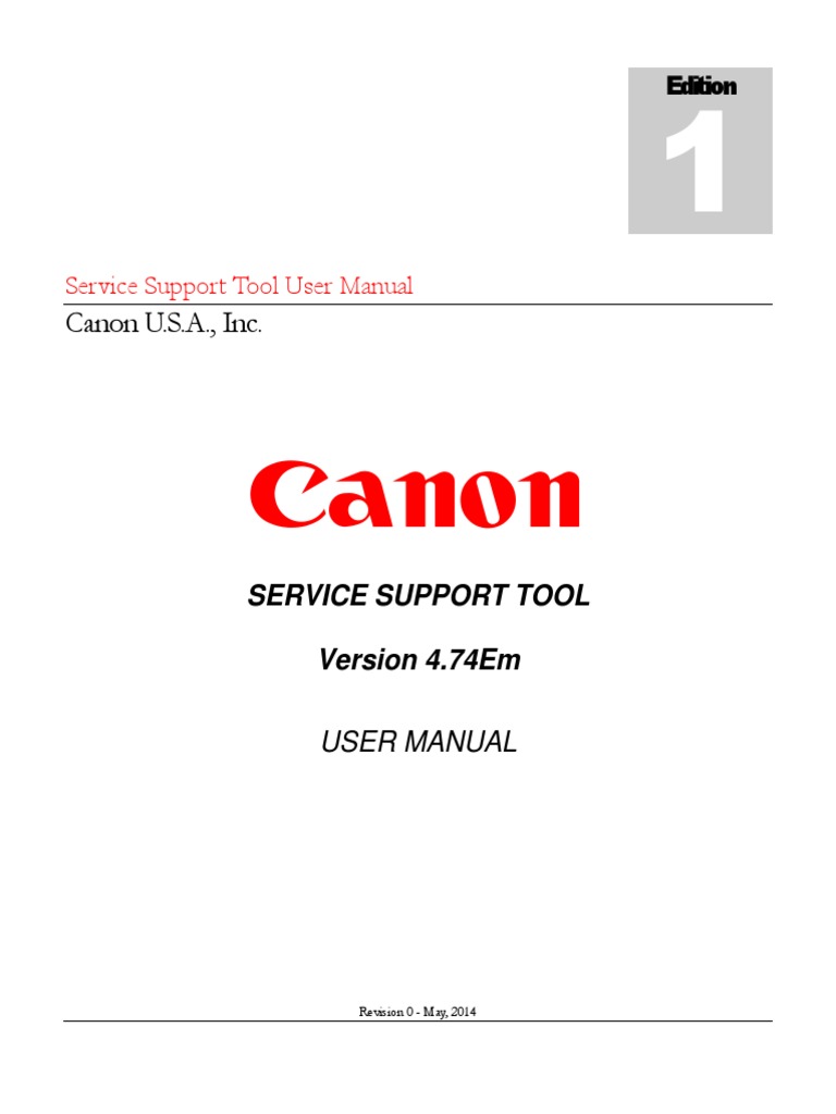 Service Support Tool v4.74Em Rev.0 User Manual | Usb Flash Drive |  Installation (Computer Programs)