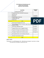 Daftar Materi Manajemen Jasa