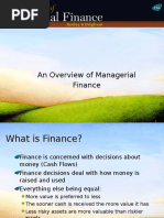 Overview of Managerial Finance